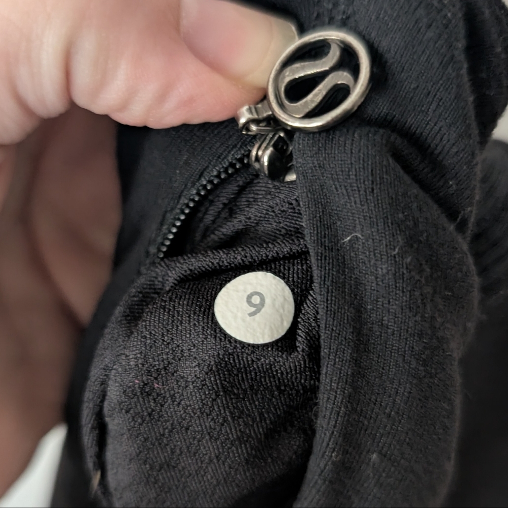 Lululemon Bhakti Yoga Jacket Black Full Zip Size 9 - Picture 6 of 10